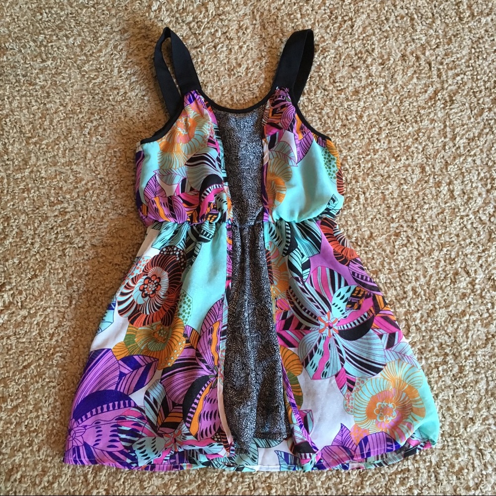 Girl’s colorful romper